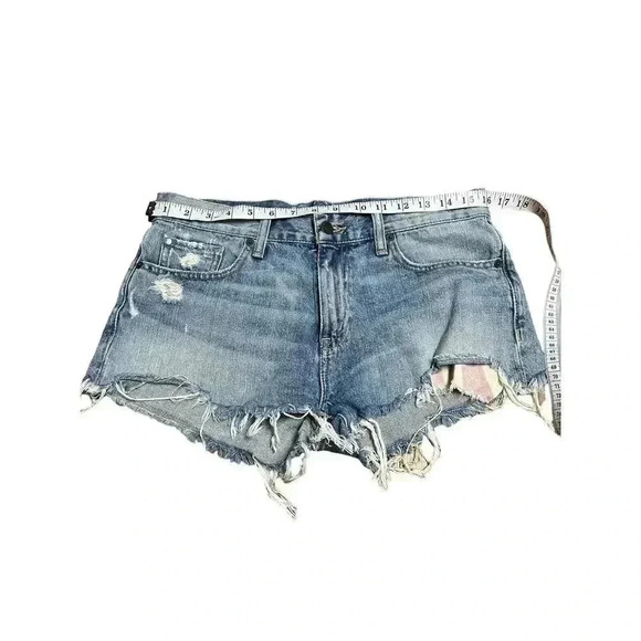 Denim & Supply Ralph Lauren Boyfriend Cutoff Distress Denim Shorts Size 27 - Picture 4 of 10